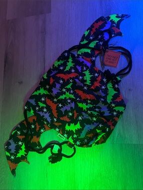 Lush They Only Come Out at Night drawstring batpack aka backpack